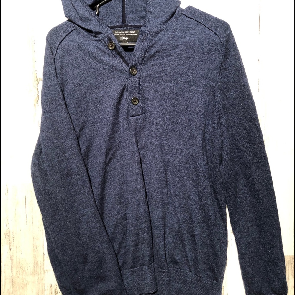 Banana Republic,Hooded Long sleeve 3 button XL